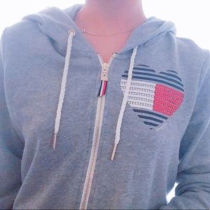 Tommy Hilfiger Heart Zip-up Hooded Jacket